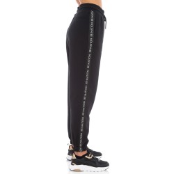 BE NATION REFLECTIVE HIGH WAIST LOOSE PANT BLACK-01 02102305