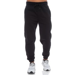 ΒΕ ΝΑΤΙΟΝ LOGO ELASTIC HEM PANT BLACK-01 02302301