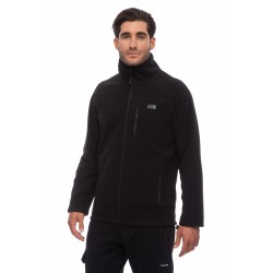 BE NATION RAGLAN FLEECE FULL ZIP TOP BLACK-01 07302305