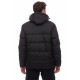 BE NATION PADDED JACKET WITH DETACHABLE HOOD BLACK - 01 08302301