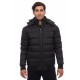 BE NATION BOMBER JACKET WITH DETACHABLE HOOD BLACK - 01 08302302