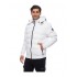 BE NATION BOMBER JACKET WITH DETACHABLE HOOD WHITE - 02 08302302