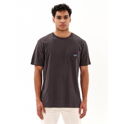 EMERSON ΑΝΔΡΙΚΟ ΚΟΝΤΟΜΑΝΙΚΟ T-SHIRT ΜΕ ΤΣΕΠΗ 231.EM33.124  OFF BLACK