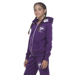 ΖΑΚΕΤΑ GIRLS BASIC ZIP HOODIE D.PURPLE