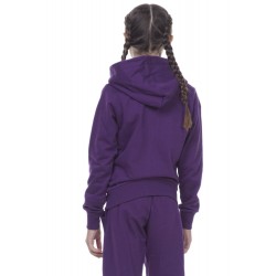 ΖΑΚΕΤΑ GIRLS BASIC ZIP HOODIE D.PURPLE