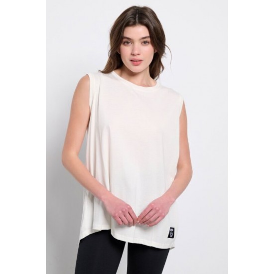 BODYTALK ΓΥΝΑΙΚΕΙΑ ΑΜΑΝΙΚΗ ΜΠΛΟΥΖΑ 1241-902223 OFF WHITE