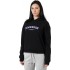 Emerson Γυναικεία Μπλούζα με Κουκούλα 202.EW20.39 BLACK