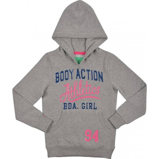 ΦΟΥΤΕΡ GIRLS BASIC HOODIE L.MEL.GREY