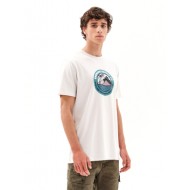 "EMERSON SUPPLY CO." ΑΝΔΡΙΚΟ ΚΟΝΤΟΜΑΝΙΚΟ T-SHIRT 231.EM33.21-OFF WHITE