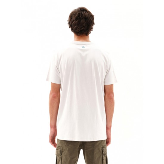 "EMERSON SUPPLY CO." ΑΝΔΡΙΚΟ ΚΟΝΤΟΜΑΝΙΚΟ T-SHIRT 231.EM33.21-OFF WHITE