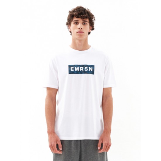 EMRSN ΑΝΔΡΙΚΟ ΚΟΝΤΟΜΑΝΙΚΟ T-SHIRT 231.EM33.73-WHITE