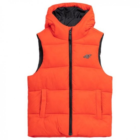 4F ΠΑΙΔΙΚΟ ΑΜΑΝΙΚΟ ΜΠΟΥΦΑΝ BOY'S SYNTHETIC-FILL DOWN VEST 4FJAW23TVJAM047-62S 