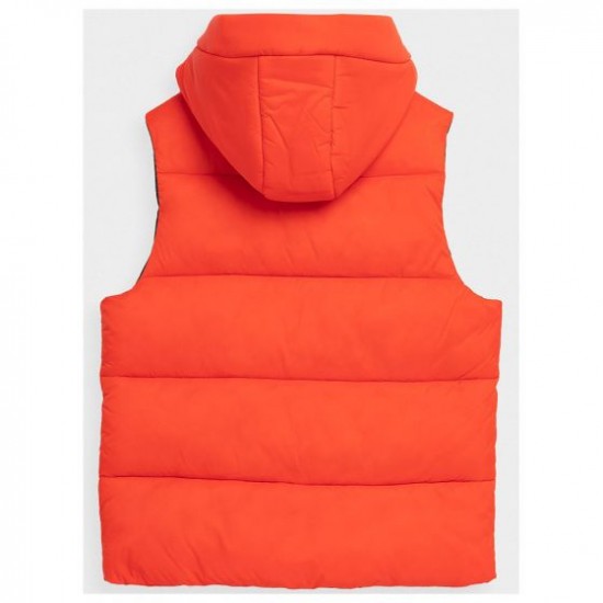 4F ΠΑΙΔΙΚΟ ΑΜΑΝΙΚΟ ΜΠΟΥΦΑΝ BOY'S SYNTHETIC-FILL DOWN VEST 4FJAW23TVJAM047-62S 