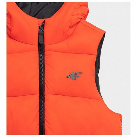 4F ΠΑΙΔΙΚΟ ΑΜΑΝΙΚΟ ΜΠΟΥΦΑΝ BOY'S SYNTHETIC-FILL DOWN VEST 4FJAW23TVJAM047-62S 