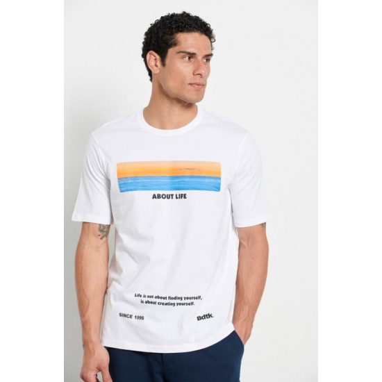 ΑΝΔΡΙΚΟ BDTK ΚΟΝΤΟΜΑΝΙΚΟT-SHIRT 1231-951928 WHITE