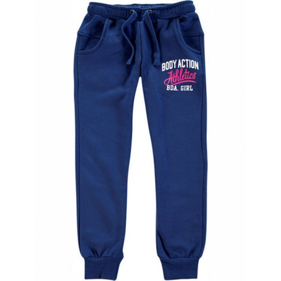 GIRLS BASIC PANTS D.BLUE 022702