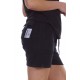 BODY ACTION WOMEN'S TERRY SHORTS 031125 BLACK 