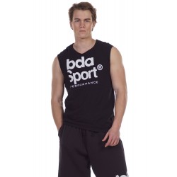 BODY ACTION MEN'S TRAINING VEST TOP 043107 BLACK