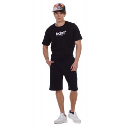BODY ACTION MEN'S SHORT SLEEVE T-SHIRT 053127 BLACK