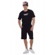 BODY ACTION MEN'S SHORT SLEEVE T-SHIRT 053127 BLACK