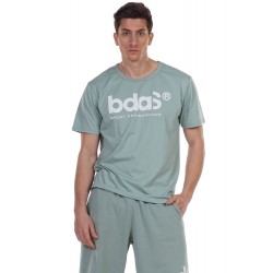 BODY ACTION MEN'S SPORTS ACTIVE T-SHIRT 053128 L.GREEN
