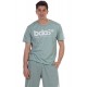 BODY ACTION MEN'S SPORTS ACTIVE T-SHIRT 053128 L.GREEN