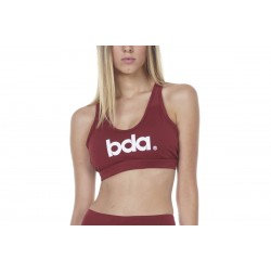 WOMEN RACER PADDED BRA D.MAROON