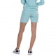 BODY ACTION WOMEN'S TERRY SHORTS 031125 L.BLUE