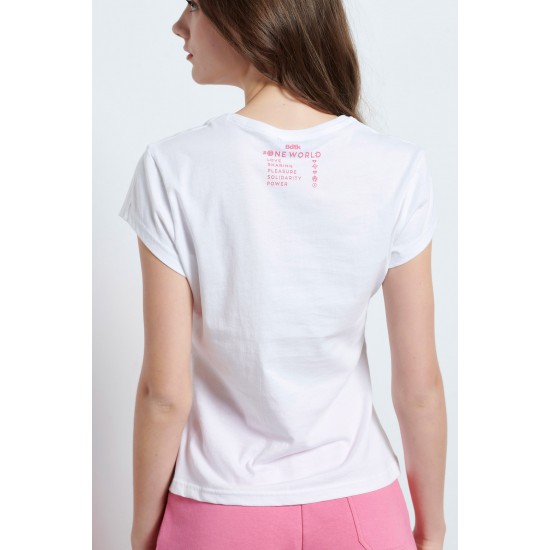 BODYTALK ΓΥΝΑΙΚΕΙΟ T-SHIRT 1221-902028 WHITE