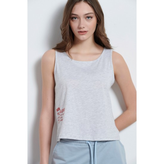 BODYTALK ΓΥΝΑΙΚΕΙΟ T-SHIRT 1221-906723 LIGHT GREY MELANGE