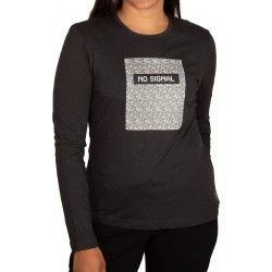 Bodytalk Slim Longsleeve Tee W 1212-908026 BLACK