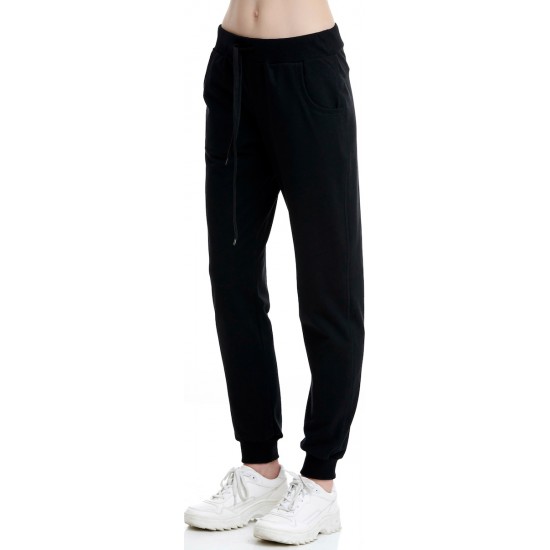 Body Talk γυναικείο παντελόνι φόρμας 1212-902200 Black