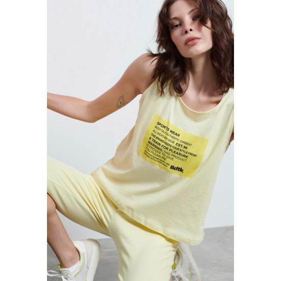 BODY TALK ΓΥΝΑΙΚΕΙΟ T-SHIRT 1221-902221 BUTTER