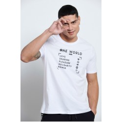 BODY TALK ΑΝΔΡΙΚΟ T-SHIRT 1221-952128 WHITE