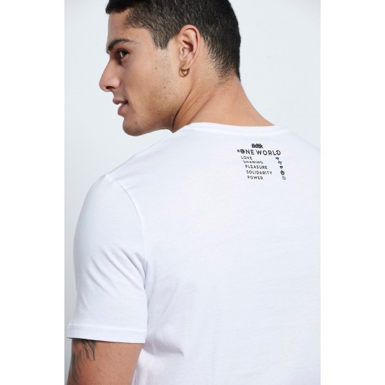 BODY TALK ΑΝΔΡΙΚΟ T-SHIRT 1221-952128 WHITE