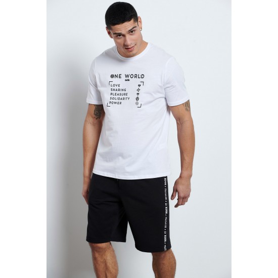 BODY TALK ΑΝΔΡΙΚΟ T-SHIRT 1221-952128 WHITE