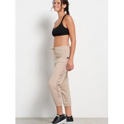 1231-901700 ΓΥΝΑΙΚΕΙΑ JOGGER ΦΟΡΜΑ 7/8 SNAPS SAND