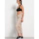 1231-901700 ΓΥΝΑΙΚΕΙΑ JOGGER ΦΟΡΜΑ 7/8 SNAPS SAND