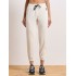 Γυναικεία ψηλόμεση φόρμα jogger 1251-905000-00211 OFF WHITE