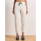 Γυναικεία ψηλόμεση φόρμα jogger 1251-905000-00211 OFF WHITE