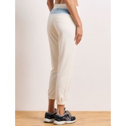 Γυναικεία ψηλόμεση φόρμα jogger 1251-905000-00211 OFF WHITE