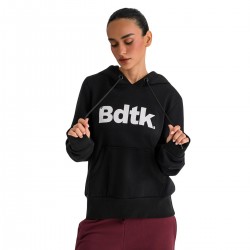 BodyTalk Γυναικείο Αθλητικό Φούτερ με Κουκούλα Μαύρο 1262-900225-00100