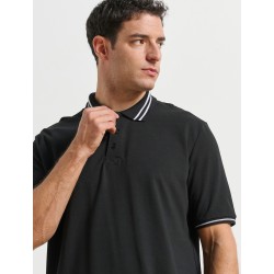 Ανδρικό BDTK κοντομάνικο Polo T-shirt black 1251-958128