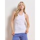 Γυναικείο tank top με αθλητική πλάτη White 1251-900221-00200