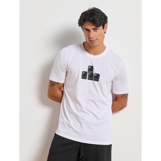 Ανδρικό bdtk κοντομάνικο t-shirt white 1251-953928