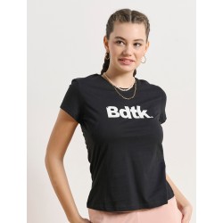 Γυναικείο Bdtk κοντομάνικο t-shirt ΜΑΥΡΟ 1251-900028-00100