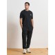 Ανδρικό κοντομάνικο t-shirt `THE DUDE` ΜΑΥΡΟ 1251-957528-00100