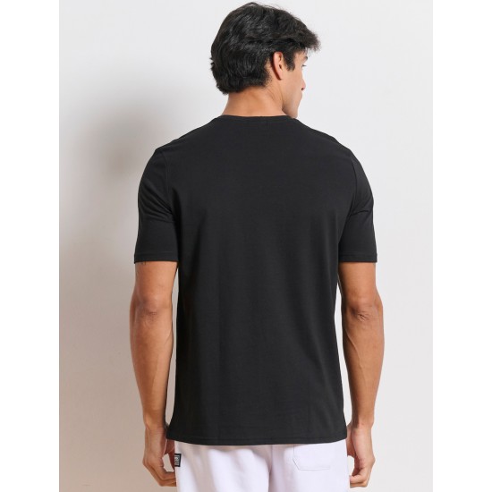 Ανδρικό κοντομάνικο t-shirt `BACK TO THE FUTURE` ΜΑΥΡΟ 1251-956028-00100
