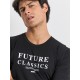 Ανδρικό κοντομάνικο t-shirt `BACK TO THE FUTURE` ΜΑΥΡΟ 1251-956028-00100