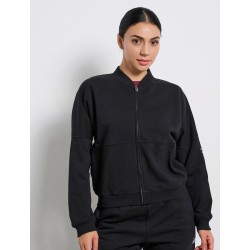 BodyTalk Γυναικεία Ζακέτα Φούτερ  Μαύρη 1252-907822-00100